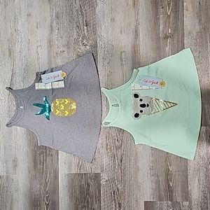 Cat & Jack Toddler Girl's Tank tops Size 4T NWT‎